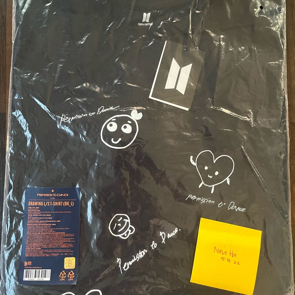 Official BTS PTD Doodle Shirt